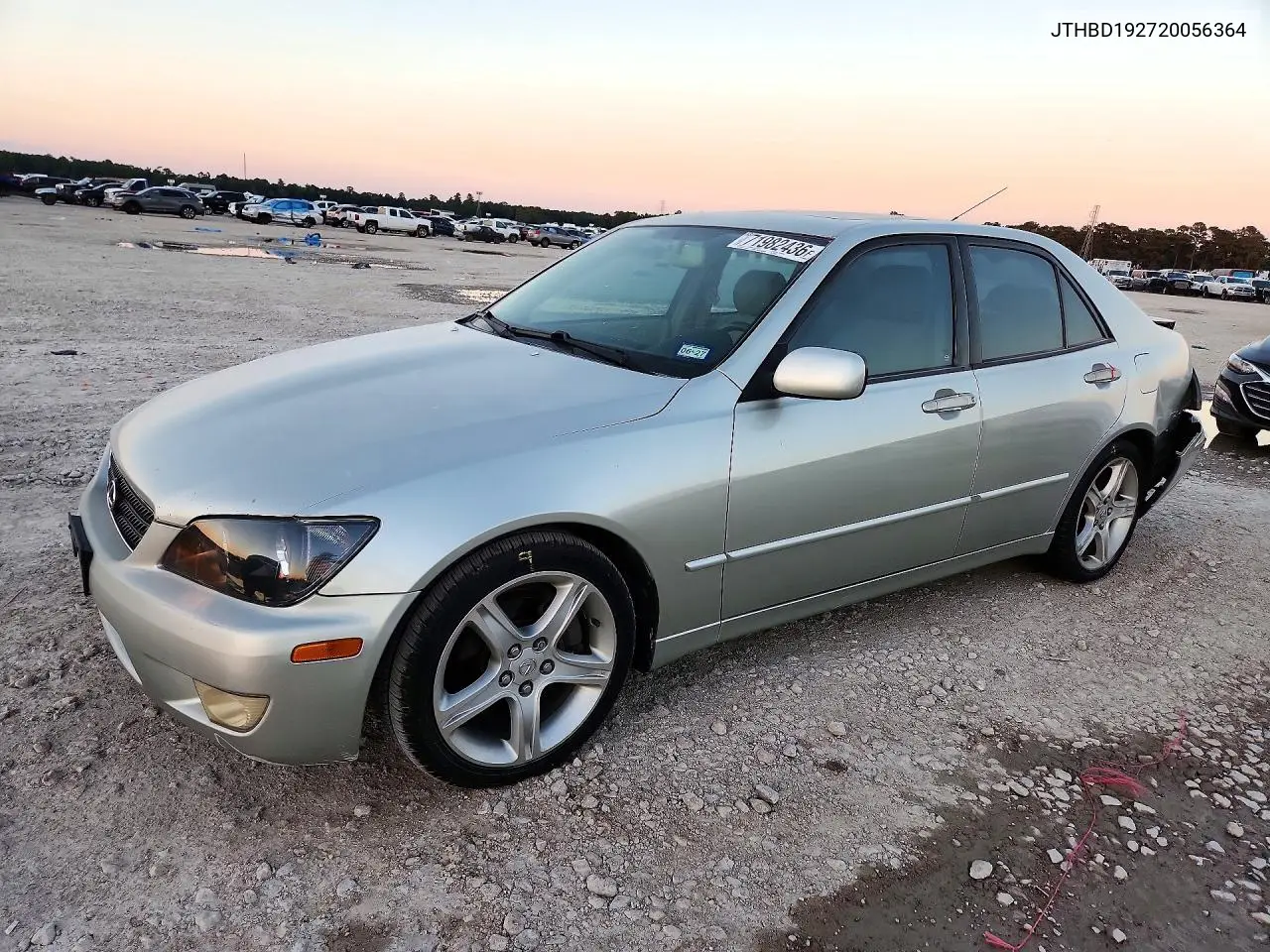 2002 Lexus Is 300 Base VIN JTHBD192720056364 фото 1