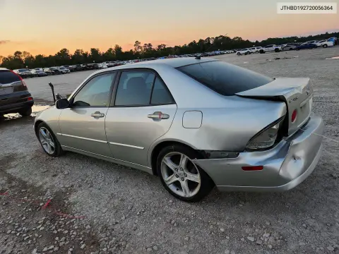 2002 Lexus Is 300 Base VIN JTHBD192720056364 фото 2