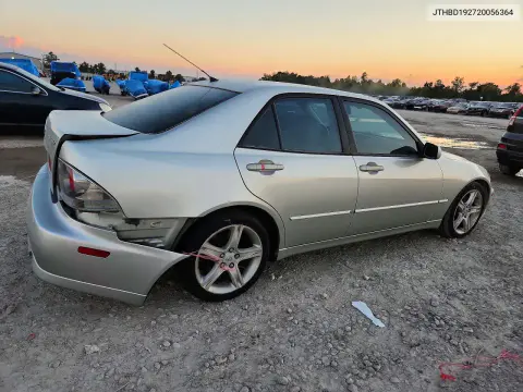 2002 Lexus Is 300 Base VIN JTHBD192720056364 фото 3