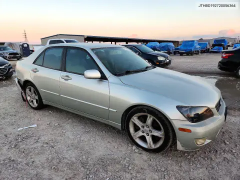 2002 Lexus Is 300 Base VIN JTHBD192720056364 фото 4