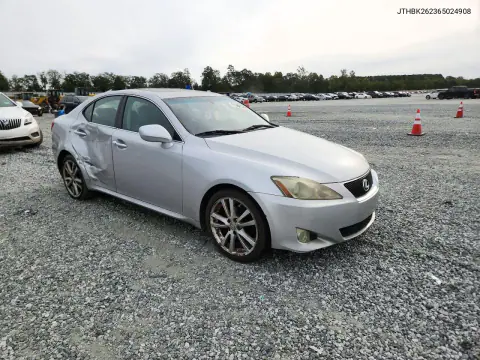 2006 Lexus Is 250 VIN JTHBK262365024908 фото 4