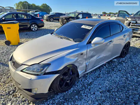 JTHBE262665002652 — 2006 Lexus IS, Сторона, фото до ремонта