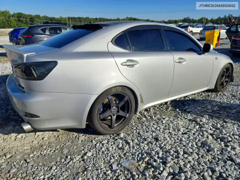 2006 Lexus Is 350 VIN JTHBE262665002652 фото 3
