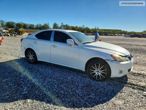 2006 Lexus Is 250 VIN JTHCK262565004065 фото 4