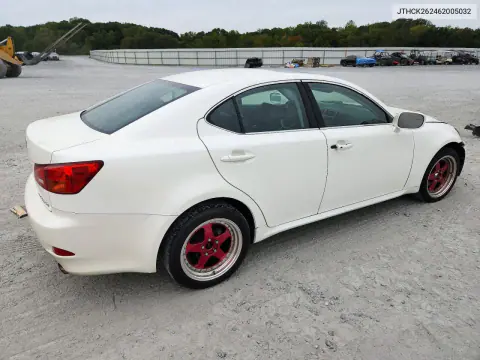 2006 Lexus Is 250 VIN JTHCK262462005032 фото 3