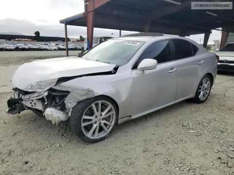 JTHBE262165009282 — 2006 Lexus IS, Передняя часть, фото до ремонта