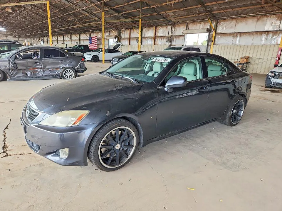2007 LEXUS IS VIN JTHBE262775016366 фото 1