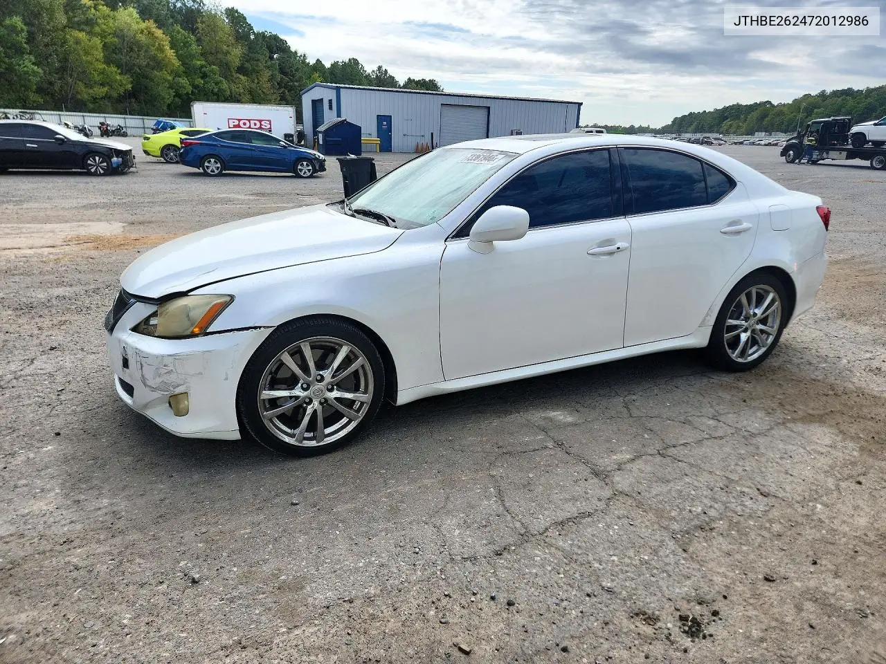 JTHBE262472012986 Lexus IS 2007 — повреждение Передняя часть, фото до ремонта