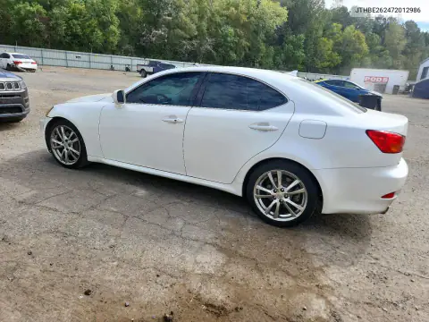 JTHBE262472012986 — 2007 Lexus IS, фото 2 с аукциона Copart 22.10.2026, Передняя часть