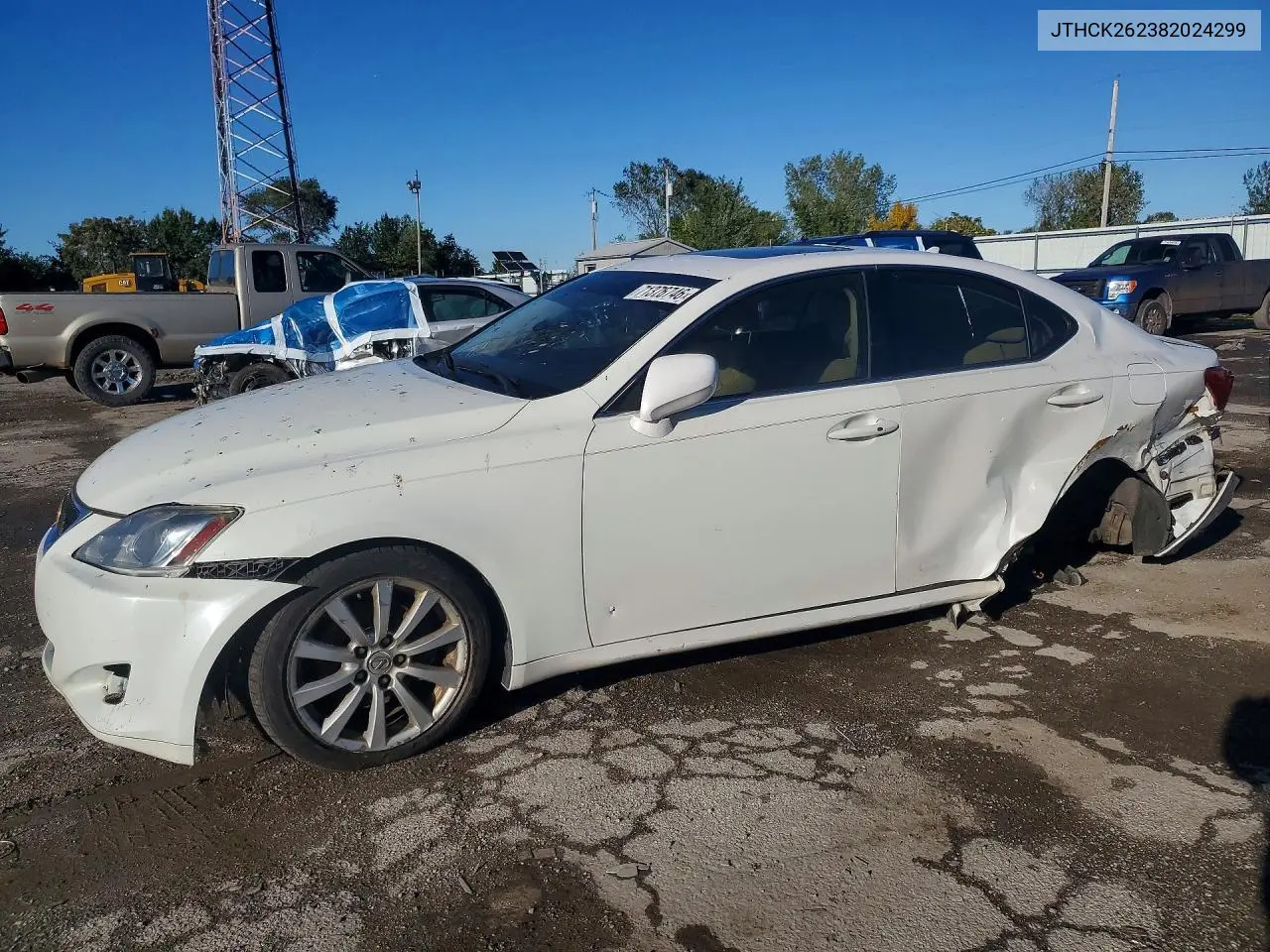 2008 Lexus Is 250 VIN JTHCK262382024299 фото 1