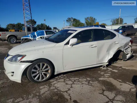 JTHCK262382024299 — 2008 Lexus IS, Задняя часть, фото до ремонта