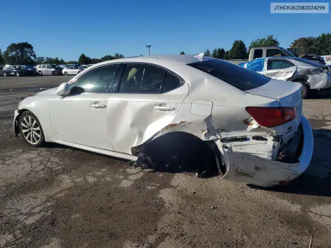 2008 Lexus Is 250 VIN JTHCK262382024299 фото 2