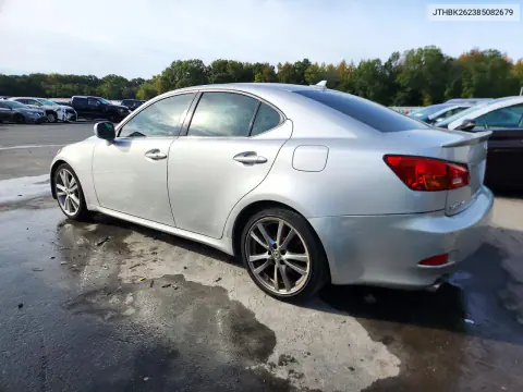 2008 Lexus Is 250 Base VIN JTHBK262385082679 фото 2