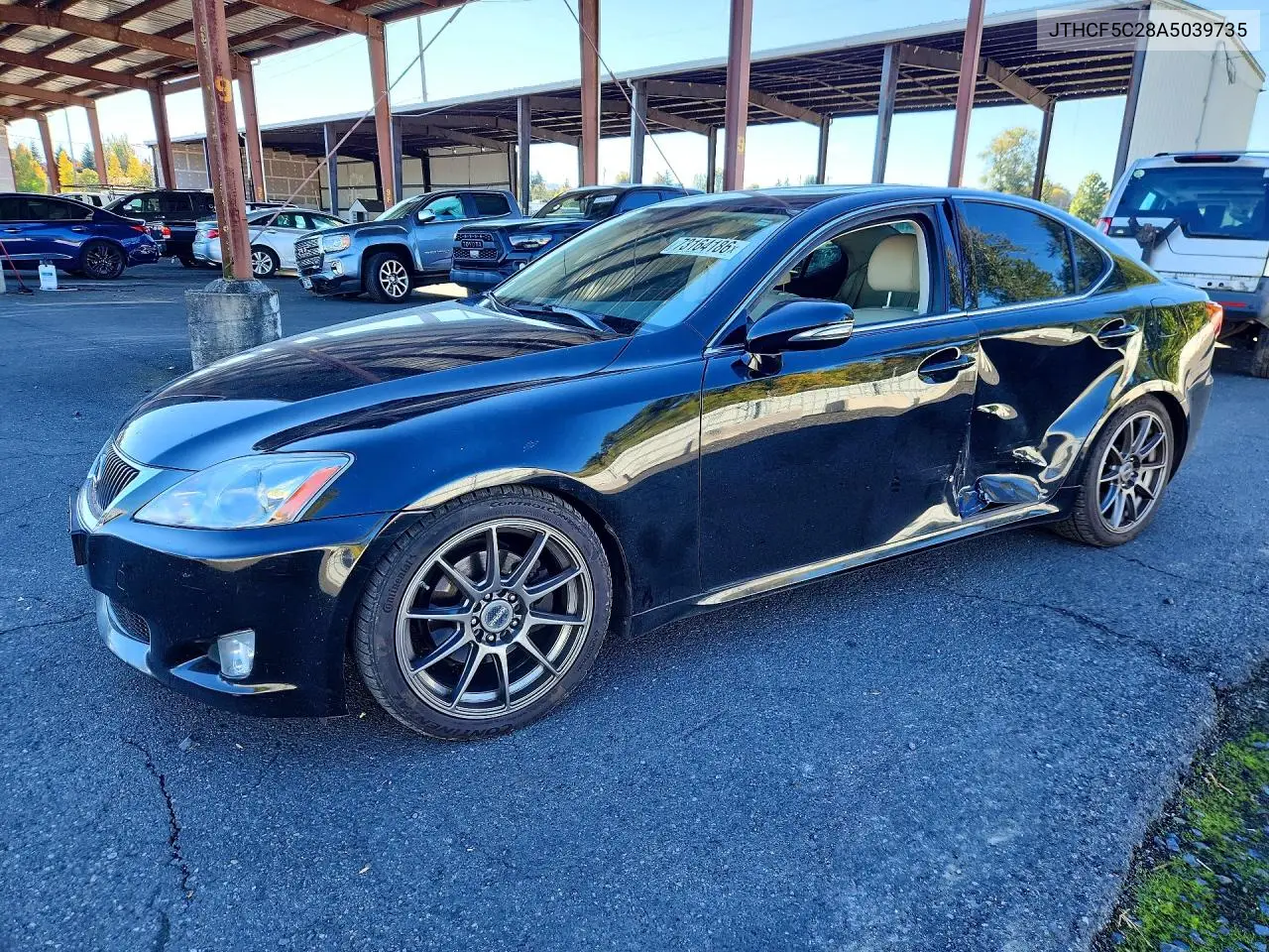 JTHCF5C28A5039735 Lexus IS 2010 — повреждение Сторона, фото до ремонта