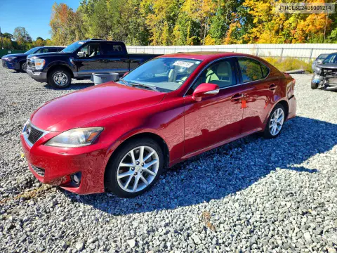 JTHCE5C24B5001214 — 2011 Lexus IS, Задняя часть, фото до ремонта