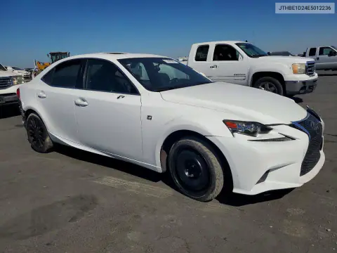 2014 Lexus Is 350 VIN JTHBE1D24E5012236 фото 4