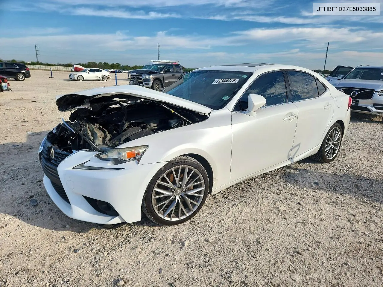 2014 Lexus Is 250 VIN JTHBF1D27E5033885 фото 1