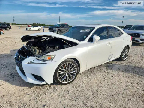 JTHBF1D27E5033885 — 2014 Lexus IS, Передняя часть, фото до ремонта