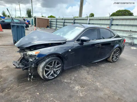 JTHBF1D28F5073118 — 2015 Lexus IS, Передняя часть, фото до ремонта