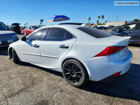 2017 Lexus Is 200T VIN JTHBA1D2XH5058928 фото 2