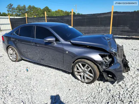 2017 Lexus Is 200T VIN JTHBA1D23H5049472 фото 4
