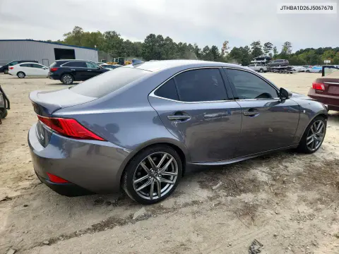 2018 Lexus Is 300 VIN JTHBA1D26J5067678 фото 3