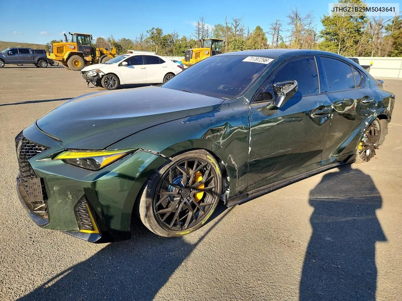 2021 Lexus Is 350 F Sport VIN JTHGZ1B29M5043641 фото 1