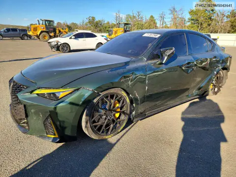 JTHGZ1B29M5043641 — 2021 Lexus IS, Задняя часть, фото до ремонта