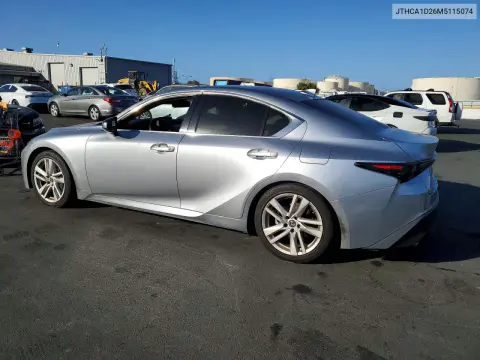 2021 Lexus Is 300 VIN JTHCA1D26M5115074 фото 2