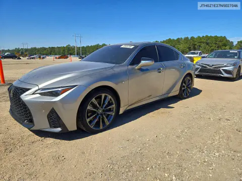 JTHGZ1E27N5027046 — 2022 Lexus IS, Механические повреждения, фото до ремонта