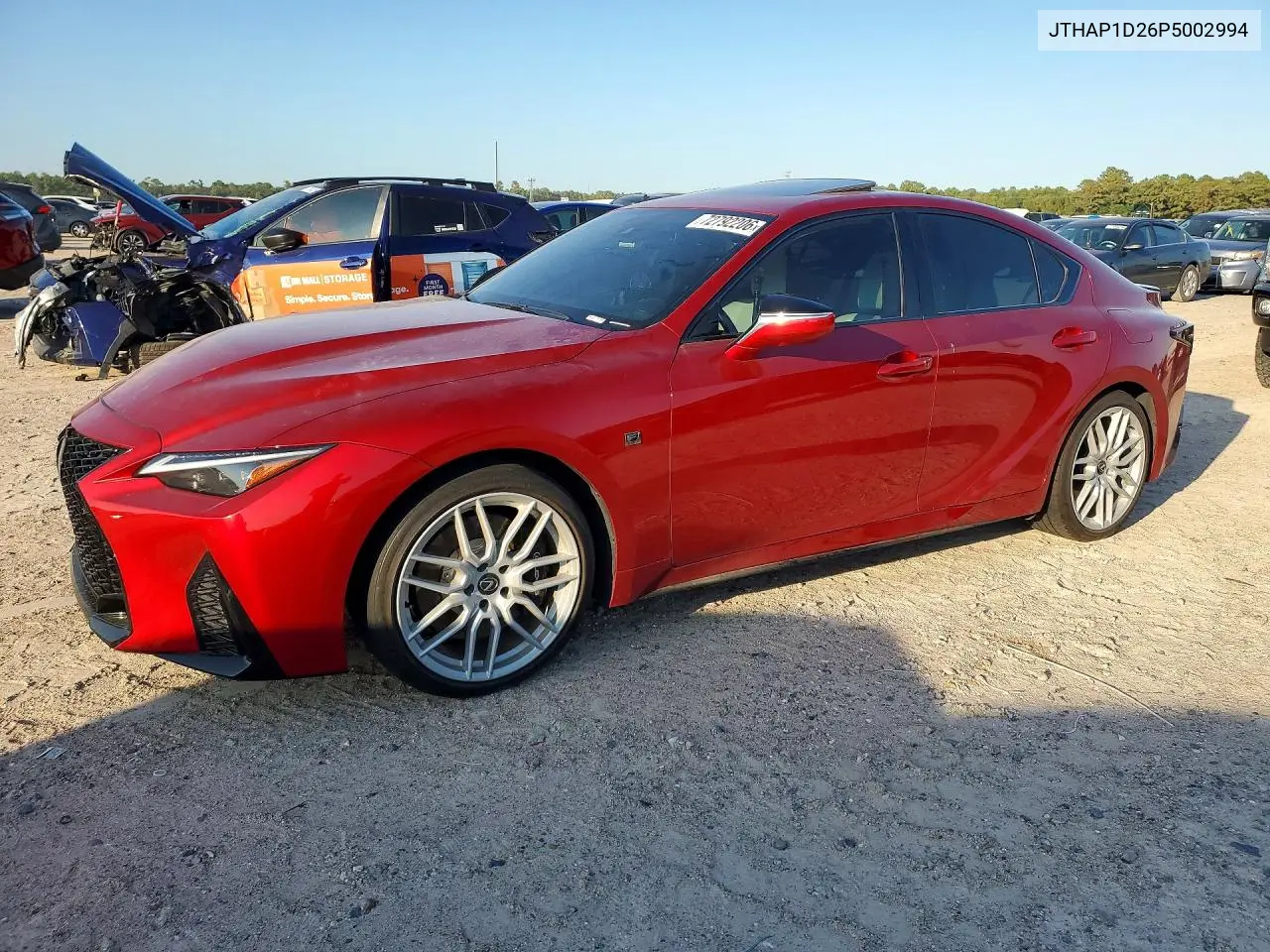 JTHAP1D26P5002994 Lexus IS 2023 — повреждение Естественный износ, фото до ремонта