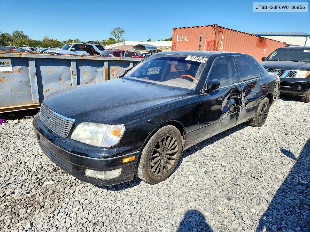 1998 Lexus Ls 400 VIN JT8BH28F6W0136856 фото 1