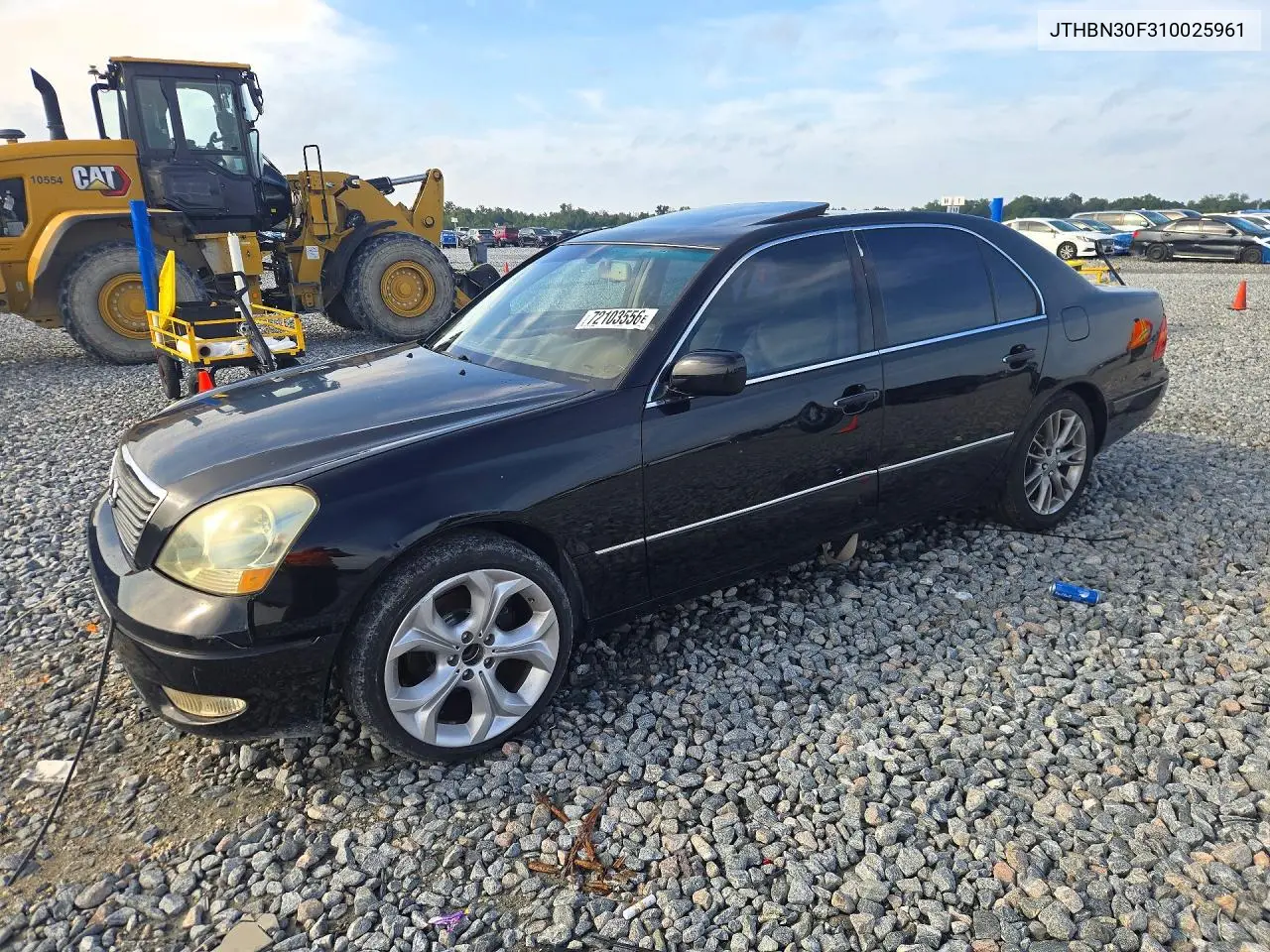 2001 Lexus Ls 430 VIN JTHBN30F310025961 фото 1