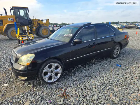 JTHBN30F310025961 — 2001 Lexus LS, Сторона, фото до ремонта