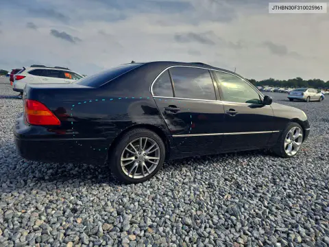 2001 Lexus Ls 430 VIN JTHBN30F310025961 фото 3