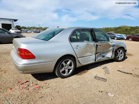 2001 Lexus Ls 430 VIN JTHBN30F810021596 фото 3