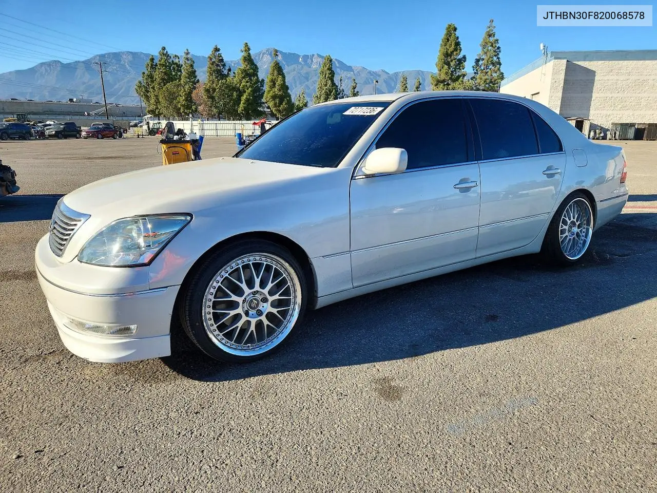 2002 Lexus Ls 430 VIN JTHBN30F820068578 фото 1