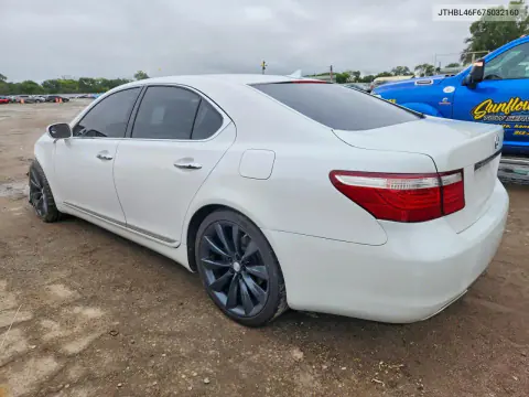 2007 Lexus Ls460 VIN JTHBL46F675032160 фото 2