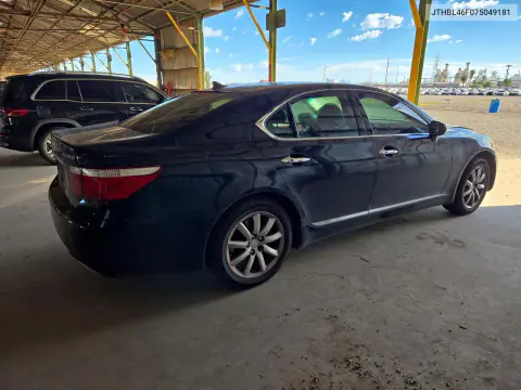 2007 Lexus Ls 460 VIN JTHBL46F075049181 фото 3