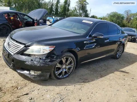 JTHCL5EFXA5007393 — 2010 Lexus LS, Передняя часть, фото до ремонта