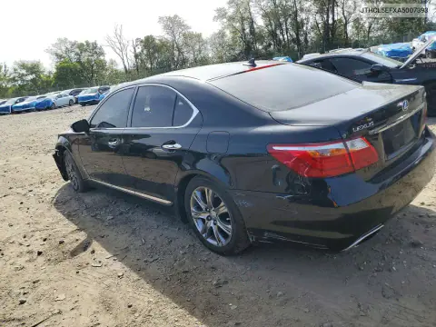 2010 Lexus Ls 460 VIN JTHCL5EFXA5007393 фото 2
