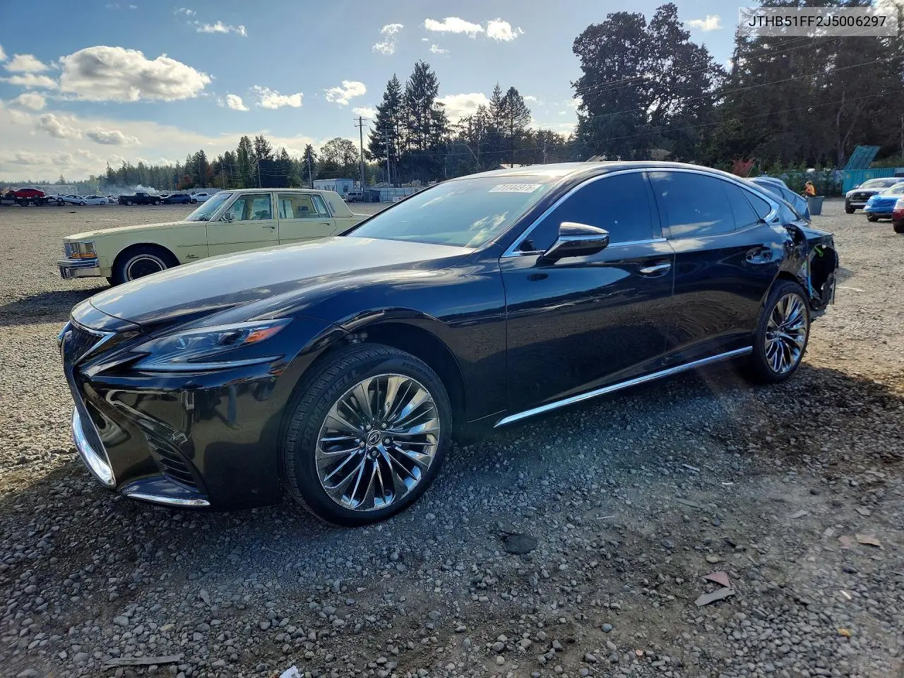 2018 Lexus Ls 500 Base VIN JTHB51FF2J5006297 фото 1