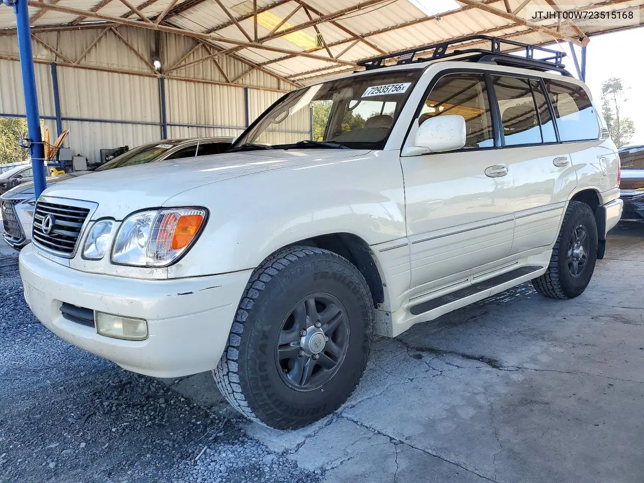 2002 Lexus Lx 470 VIN JTJHT00W723515168 фото 1