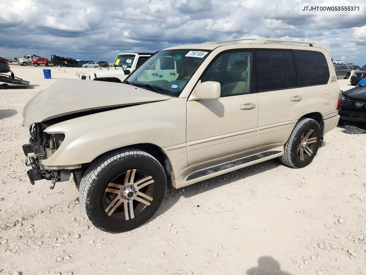 JTJHT00W053555371 Lexus LX 2005 — повреждение Передняя часть, фото до ремонта