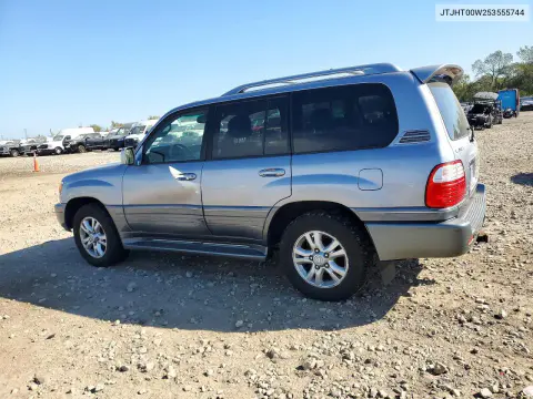 2005 Lexus Lx 470 VIN JTJHT00W253555744 фото 2