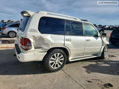 2006 Lexus Lx 470 VIN JTJHT00W664006043 фото 3