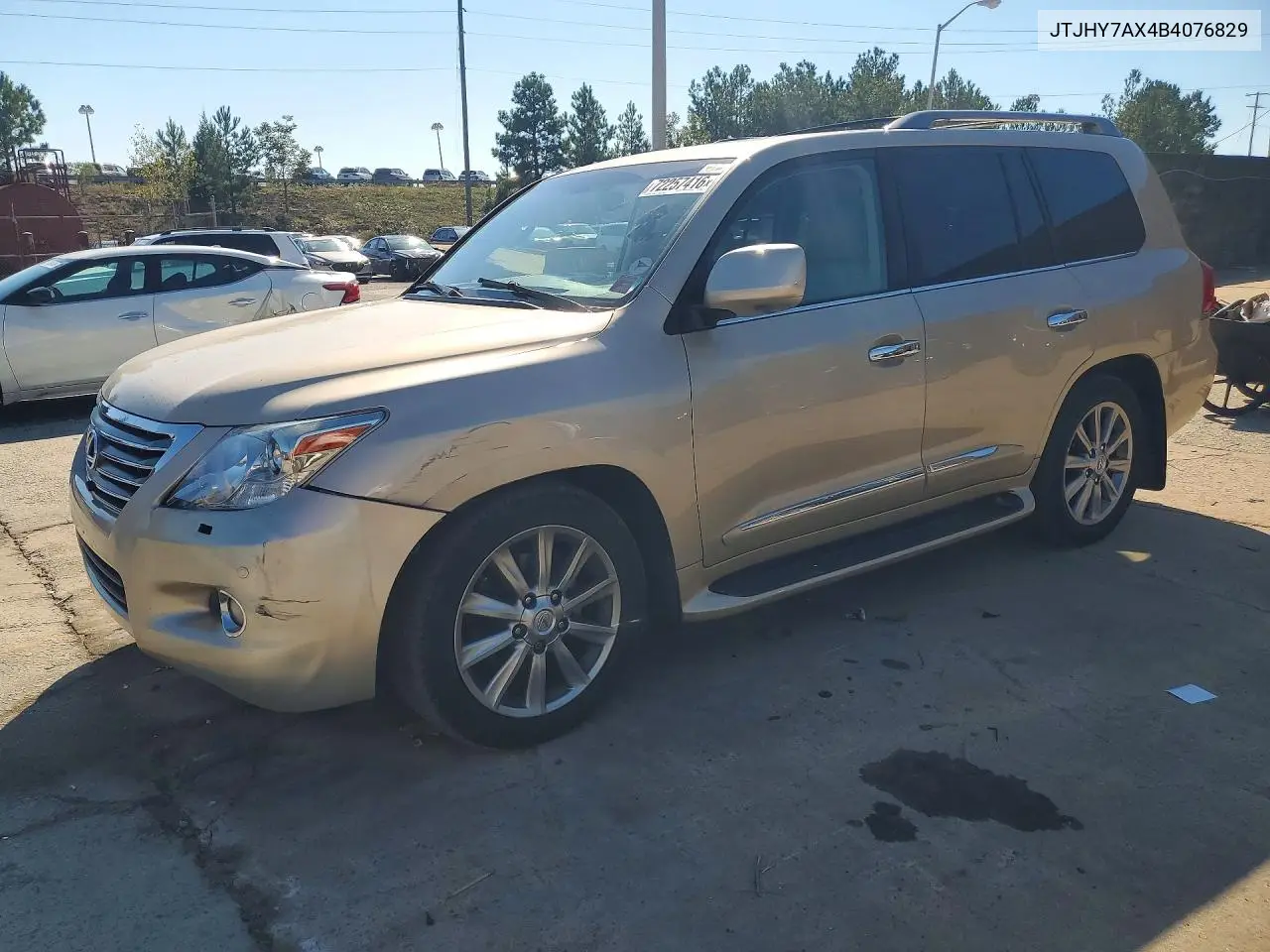 JTJHY7AX4B4076829 Lexus LX 2011 — повреждение Мелкие вмятины и царапины, фото до ремонта