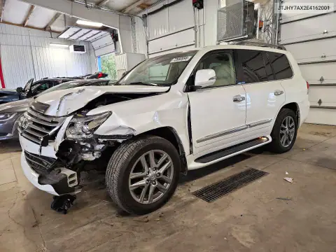 JTJHY7AX2E4162001 — 2014 Lexus LX, Передняя часть, фото до ремонта