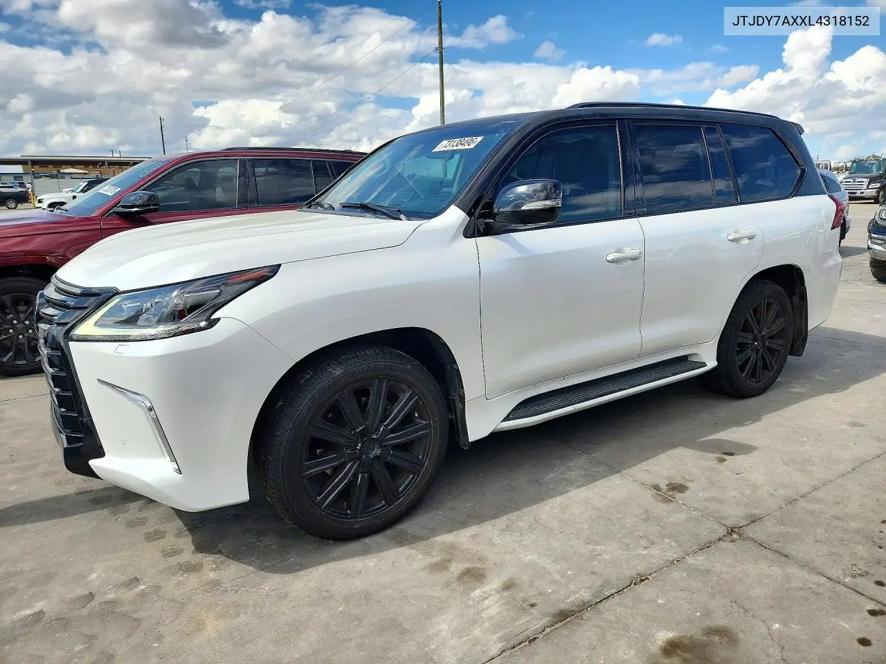 JTJDY7AXXL4318152 Lexus LX 2020 — повреждение Сторона, фото до ремонта