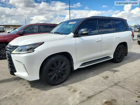 JTJDY7AXXL4318152 — 2020 Lexus LX, Сторона, фото до ремонта